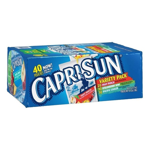 [087684004449] Jugo Capri Sun Sabores Variados 40 Pack / 177ml