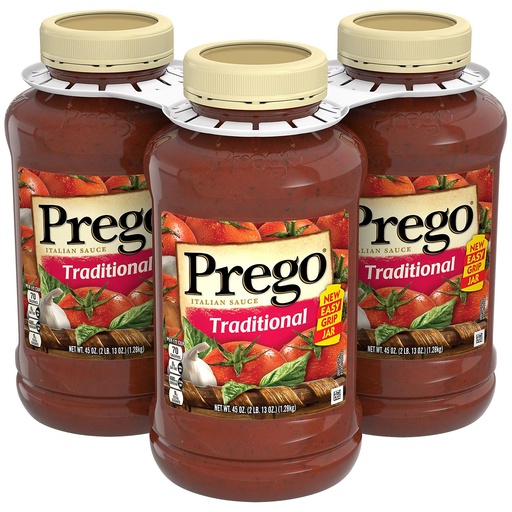 [051000273024] Salsa Prego Tradicional 3 Pack / 1.27kg