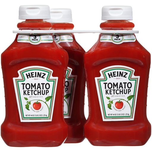 [013000002523] Salsa de Tomate Ketchup 3 Pack / 1.25kg.