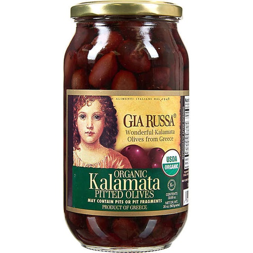 [026825081048] Aceituna Organica Kalamata Gia Russa / 567g
