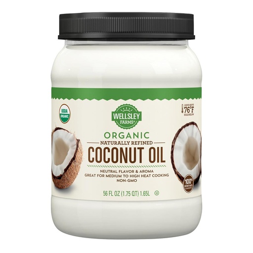 [888670077733] Aceite de Coco Orgánico Wellsley Farms, 1.65L
