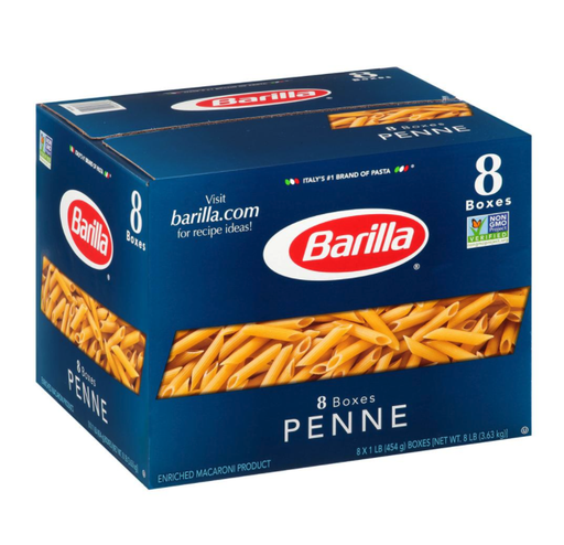 Pasta Barilla Penne 8 Pack / 454g
