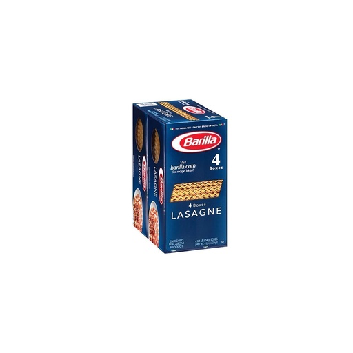 Pasta Barilla Lasagna 4 Pack / 454g