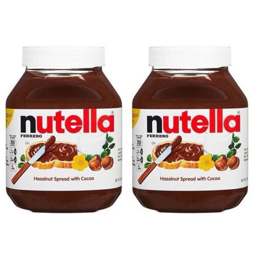 [009800892266] Chocolate Nutella Ferrero 2 Pack / 950g