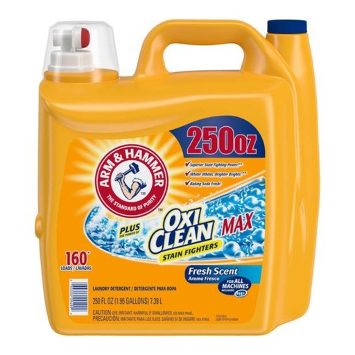 [033200975236] Detergente Liquido A&amp;H Oxi-Clean 7.4L