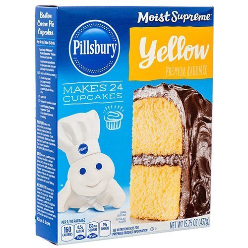 [013300602355] Mezcla Para Torta Pillsbury Yellow Sabor Vainilla, 432g