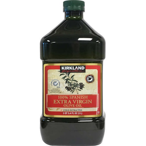 [196633954466] Aceite de Oliva Extra Virgen Kirkland, 3L
