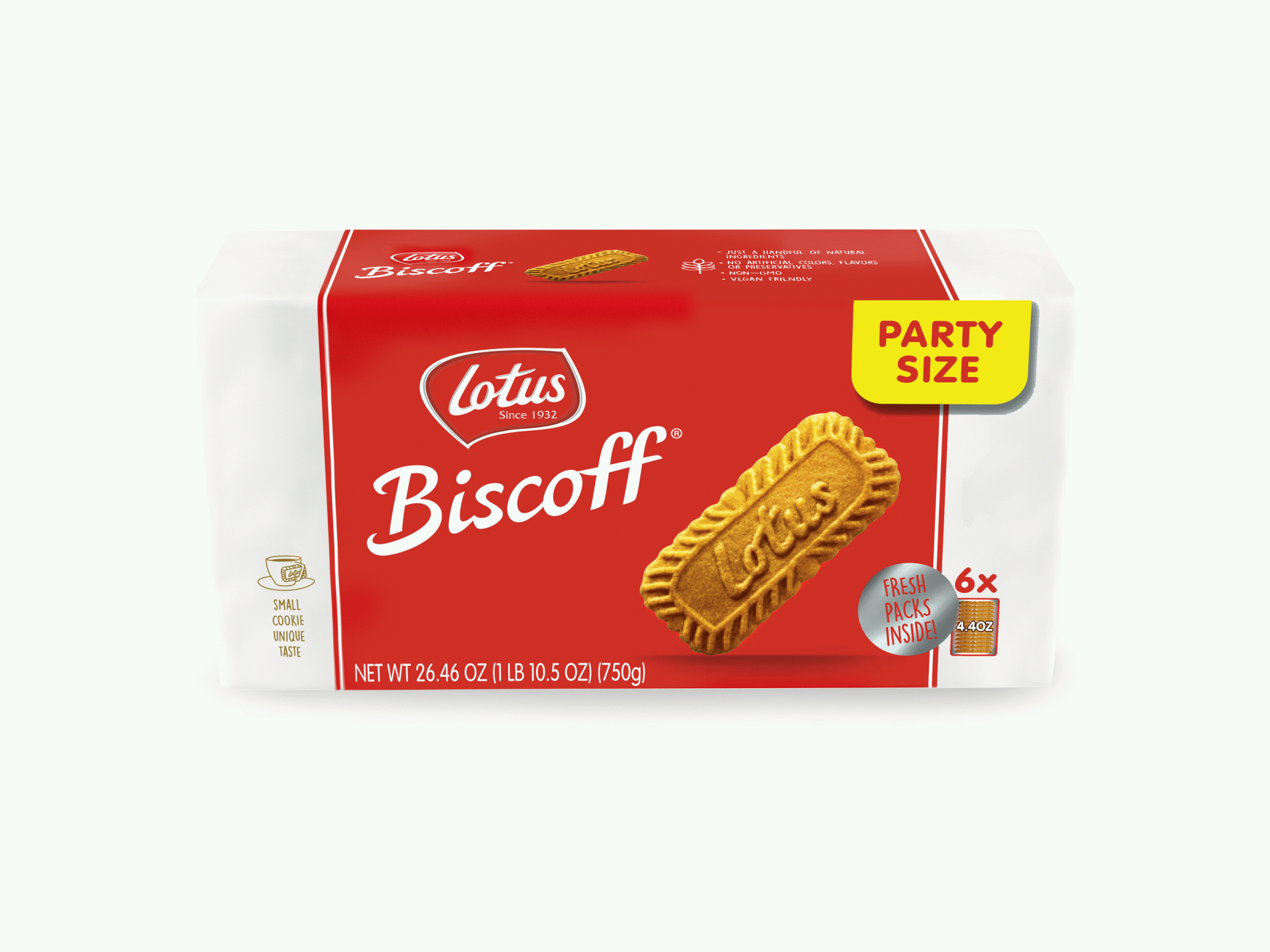 Galletas Lotus Biscoff 6 Pack / 125g