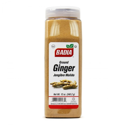 [033844005870] Condimento Badia Jengibre Molido, 340g