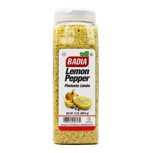 [033844006174] Condimento Badia Pimienta y Limón, 680g