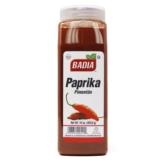 [033844005412] Condimentos Badia Paprika, 453g