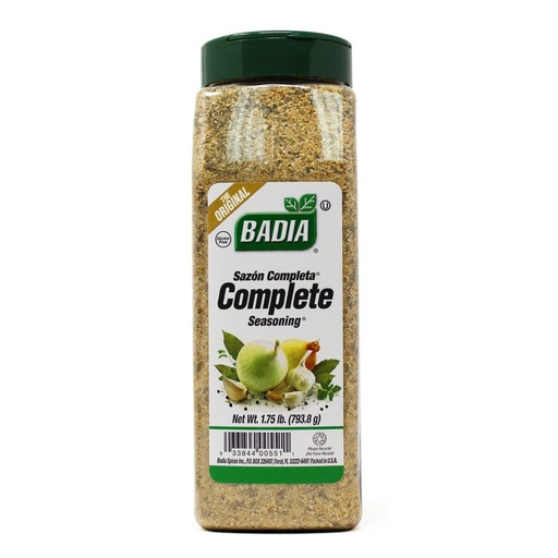 [033844005511] Condimento Badia Sazon Completo, 793g