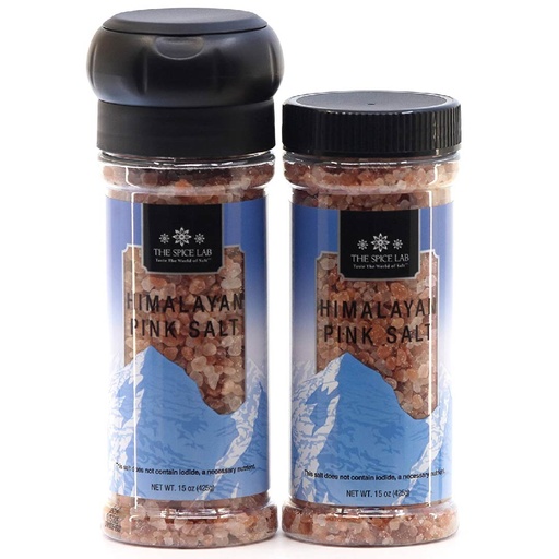 [846836070554] Sal Rosada de Himalaya The Spice Lab, 2 Pack Juego de Molinillo y Recarga / 850g