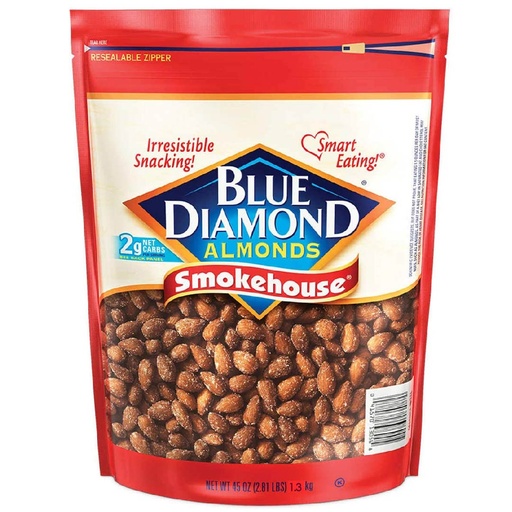 [041570130568] Almendras Ahumadas Enteras Blue Diamond, 1.3kg