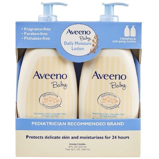 [381371027682] Loción Hidratante Aveeno Baby, 2 Pack / 532ml