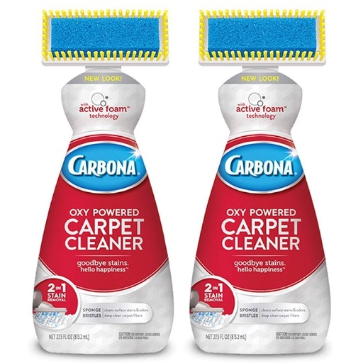 [070409002301] Limpiador De Alfombras Carbona Con Oxy 2 en 1 Tecnología De Espuma Activa, 2 Pack / 813.2 ml