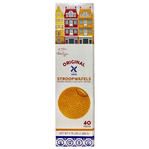 [040232665103] Original Stroopwafels 1.2 kg / 40 Pack