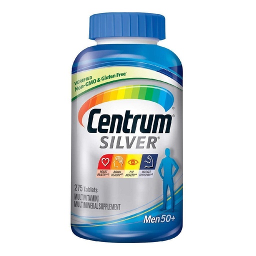 [305734758822] Multivitamínico Centrum Silver Men 50+ / 275 Tabletas