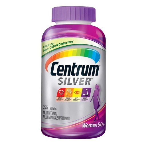 [305734756828] Multivitamínico Centrum Silver Women 50+ / 275 Tabletas