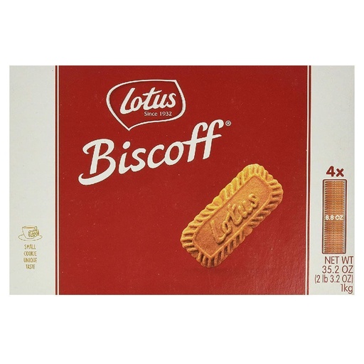 [021788506102] Galletas Lotus Biscoff 4 Pack / 1Kg