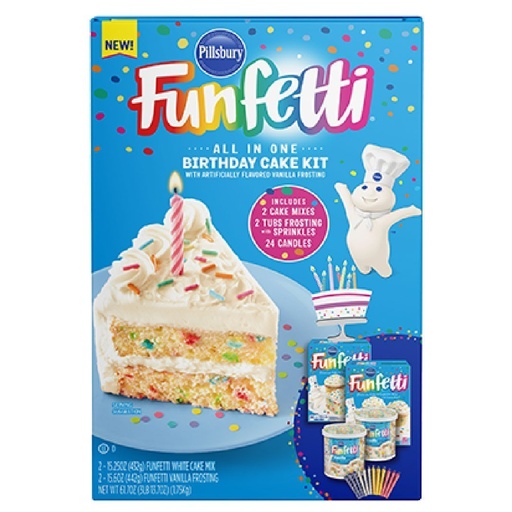 Kit De Torta Funfetti, Pillsbury / 1.75kg