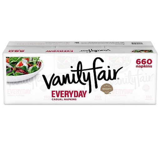 [042000355810] Servilletas De Papel Vanity Fair, 660 Pack