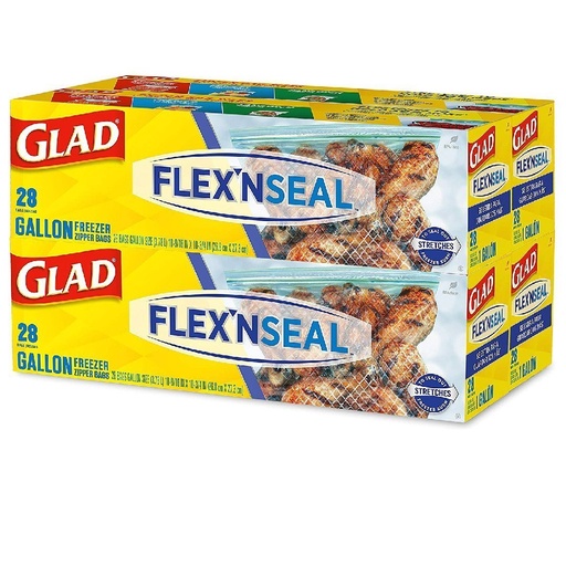 Bolsas De Almacenamiento Para Congelar Glad Flex´n Seal / 112 Pack