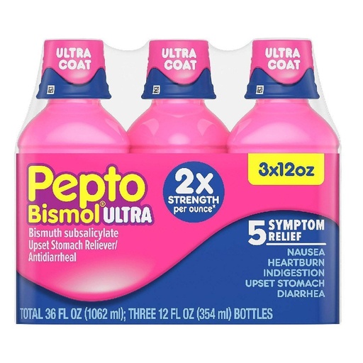 Jarabe Antiácido Peptobismol, 354ml / 3 Pack