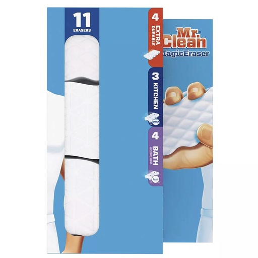 [037000523840] Esponjas Borrador Mágico Mr. Clean, 11 Pack