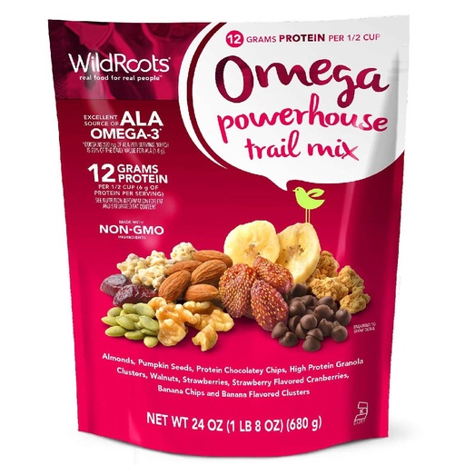 [816983020467] Frutos Secos Omega Powerhouse Trail Mix, Wildroots / 680g