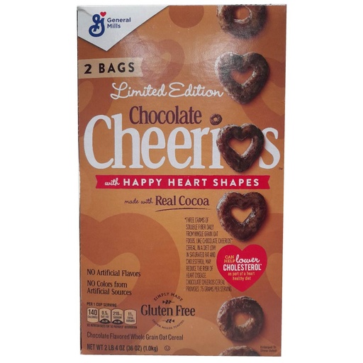 [016000261631] Cereal Cheerios Chocolate, 2 Pack / 500g