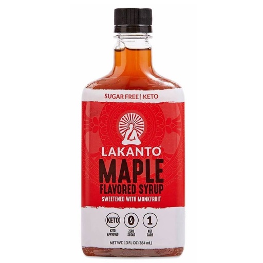 Sirop Sugar Free - Keto Endulzado Con Monk Fruit, Lakanto / 385ml