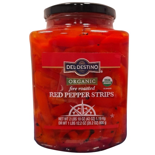 [071270394250] Tiras De Pimiento Rojo Orgánico, Del Destino / 1.19 Kg