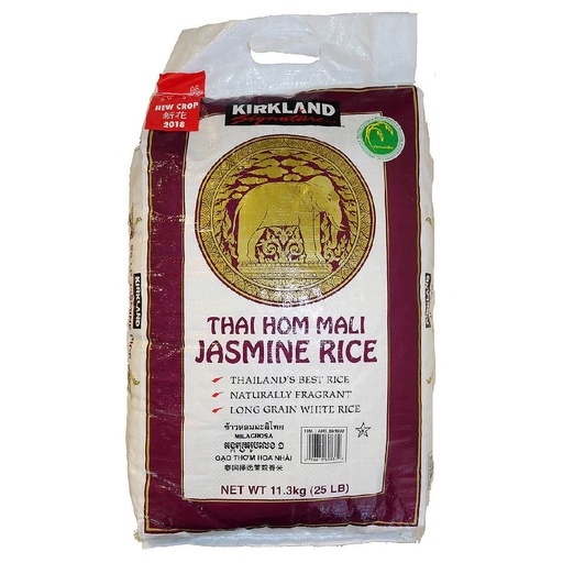 [096619698332] Arroz Thai Hom Mali Jasmine Rice, Kirkland Signatture / 11.3 Kg