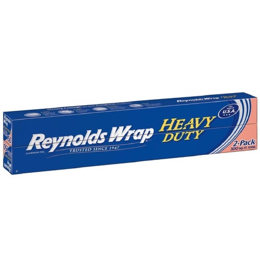 Papel Aluminio Reynolds Wrap 30.48m x 45.7cm / 2 Pack