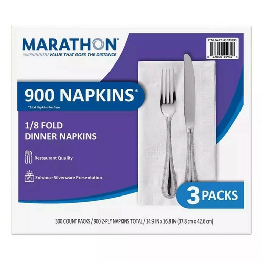 Servilletas De Papel Marathon, 900 Pack