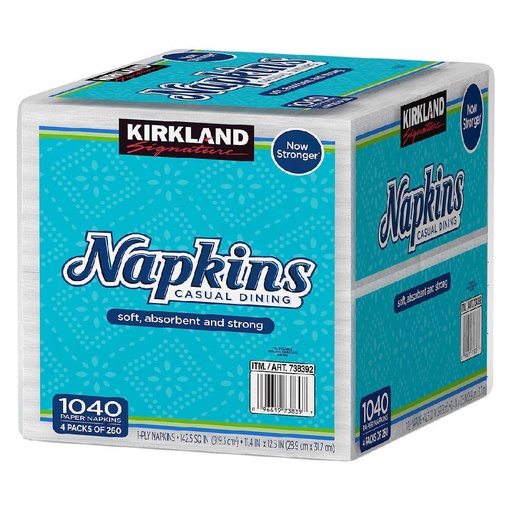 [096619738397] Servilletas De Papel Kirkland, 1040 Pack