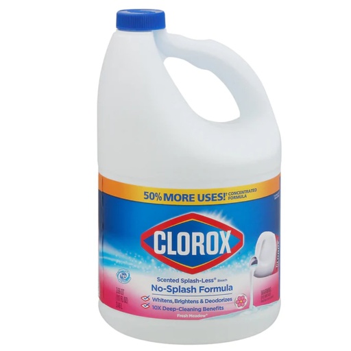 Blanqueador Líquido Clorox Splash-Less Fragancia Fresh Meadow / 3.46L