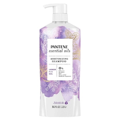 Champú Hidratante Pantene Con Aceites Esenciales, 1.13 L