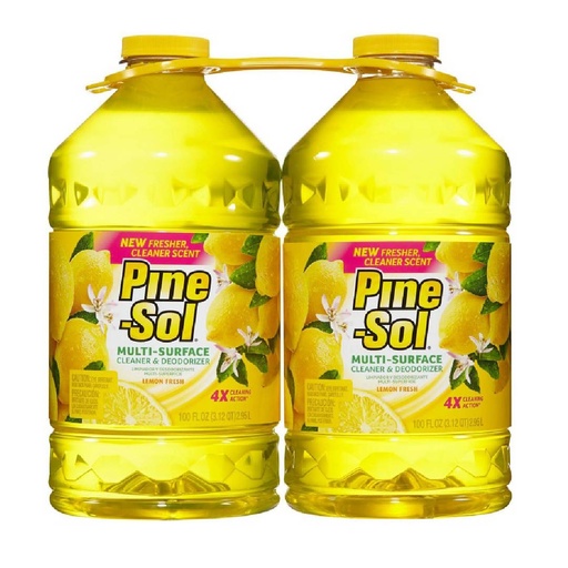 Desinfectante Multisuperficie Pine-Sol Lemon Fresh, 2 Pack / 2.95 L