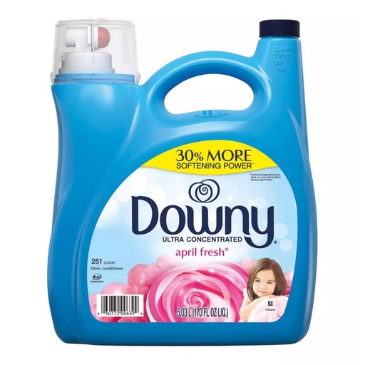 [030772006399] Suavizante Líquido Ultra Concentrado, Downy April Fresh / 5.03 L