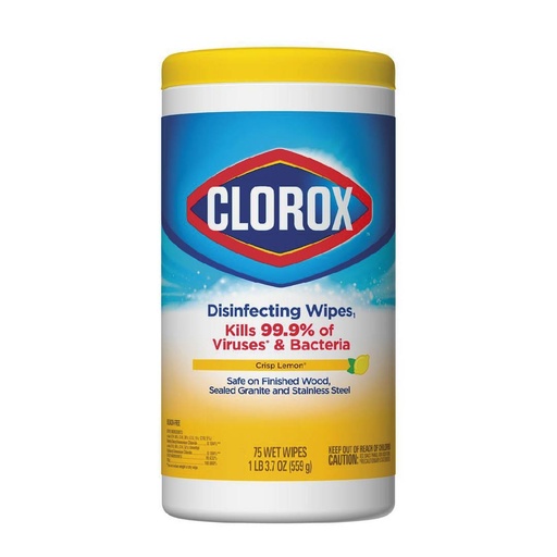Toallitas Desinfectantes Clorox, 85 Pack