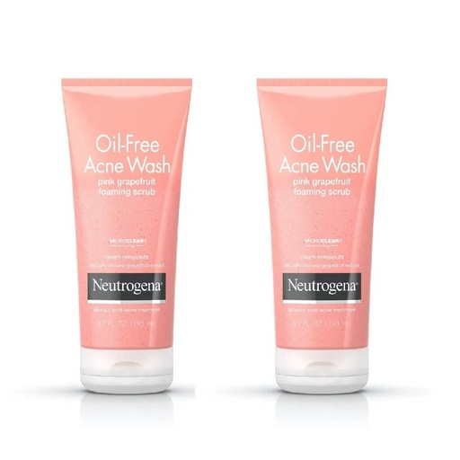 Exfoliante Facial Neutrogena - Pieles Grasas y Acnéicas, 198ml / 2 Pack