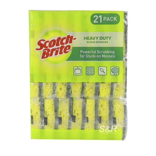 [076308913434] Esponjas Para Fregar Exfoliantes Scotch-Brite / 21 Pack