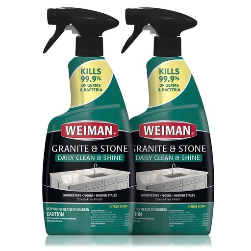 [041598954009] Spray Desinfectante Para Granito y Piedra Weiman, 946 mL / 2 Pack