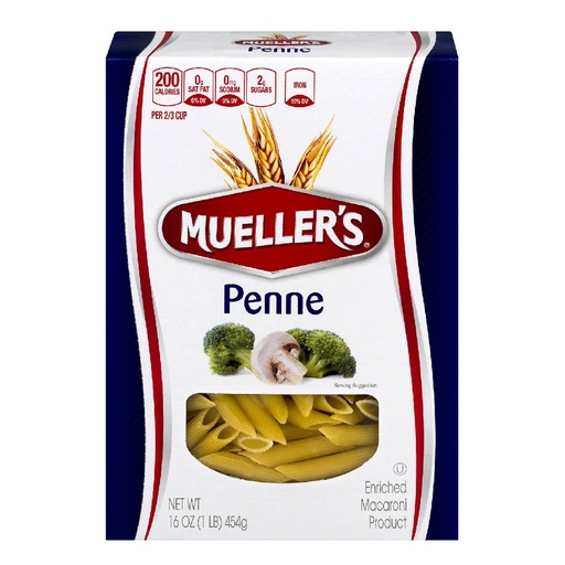 [029200003079] Pasta Penne, Mueller´s / 454g