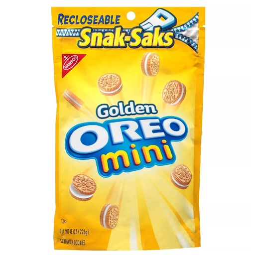 [044000034313] Mini Galletas Oreo Golden, 226g