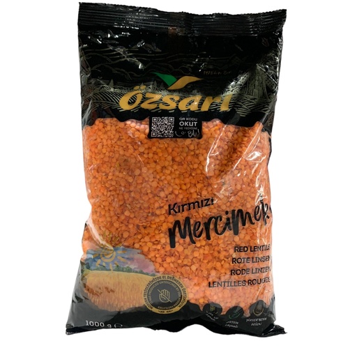 [8697452440595] Lenteja Roja Ozsari, 1 Kg