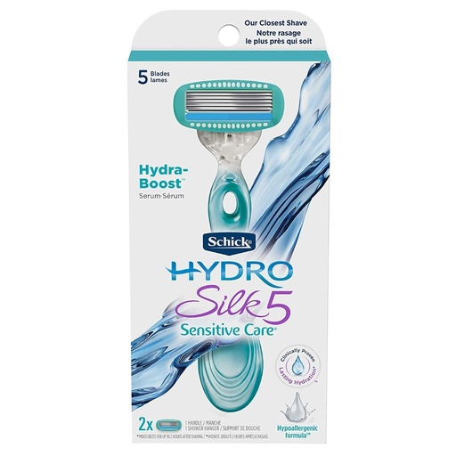 [841058007524] Afeitadora Para Mujer, Shick Hydro Silk5 / 8 Repuestos