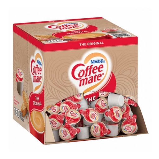 [050000180028] Capsulas De Crema De Leche Liquida Sabor Original Coffee-Mate, Nestlé / 180 Pack / 11 mL